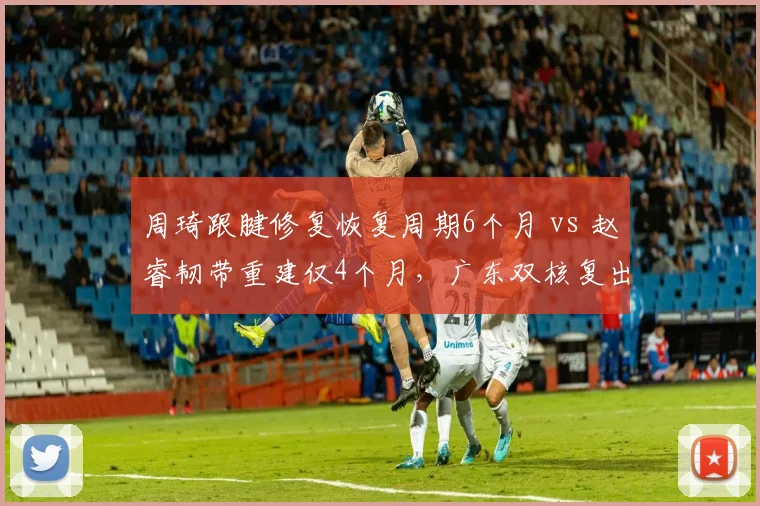 周琦跟腱修复恢复周期6个月 vs 赵睿韧带重建仅4个月，广东双核复出时间差两月